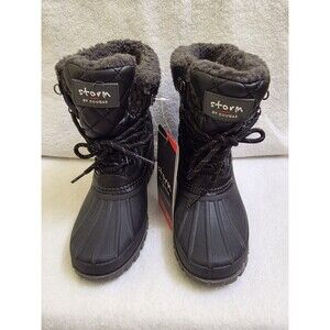 Nwt Cougar Waterproof Lace Up Winter Boots Carlisle Black Size 7